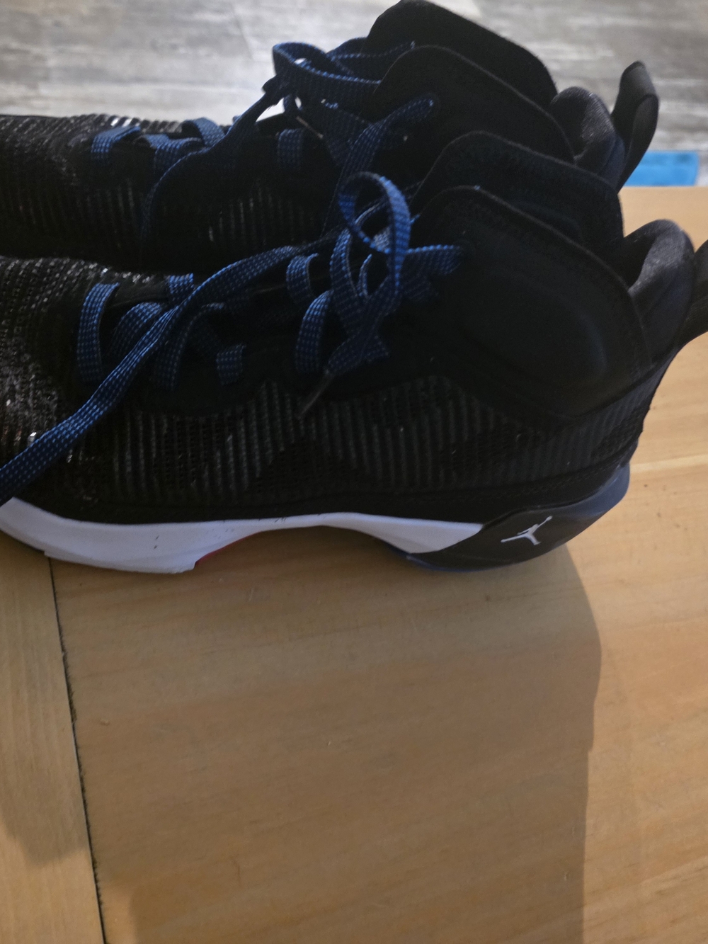 Nike Air Jordan XXXVII 37 Size 7 Shoes DD7421-061 Black Red Blue.